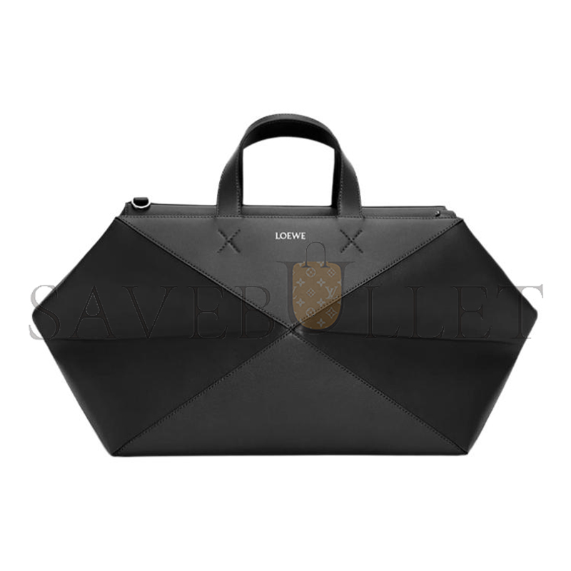 L0ew* puzzle fold duffle calfskin black b510pubx01.1100 (59*25.5*25cm)